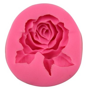 Big Rose Flower Handmade Soap Silicone Mold, Colour: Random(8.2x8x2.5cm) - 1 of 4