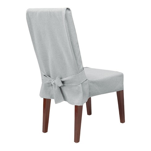 Farmhouse Basketweave Dining Room Chair, Dining Room Chair Slipcovers With Arms