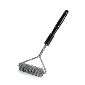 Brushtech 16" Quad Spring Safety Grill Brush - Long-Handle Grill Cleaning Brush for Gas & Charcoal Grills - Must-Have BBQ Tools, Made in USA - 1 of 4