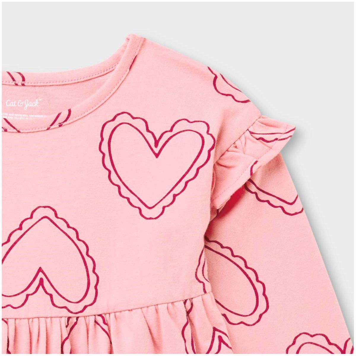 Baby & Toddler Girls' Long Sleeve Dress - Cat & Jack™ - thumbnail 8