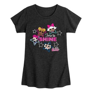 Girls' - LOL Surprise! - Time to Shine Fitted Short Sleeve Graphic T-Shirt - 1 of 4