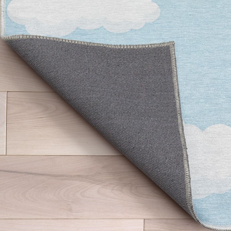 Well Woven Clouds Apollo Kids Collection Area Rug, 6 of 10