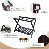Casual Home Luggage Rack, Walnut, Solid Wood - 4 of 4