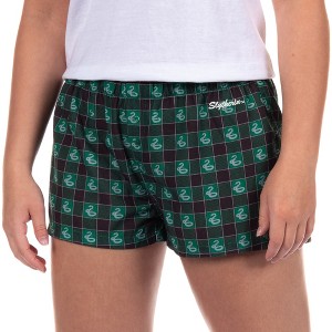 Harry Potter Pajama Micro Shorts Women's Hogwarts All Houses Lounge Bottoms - 1 of 4