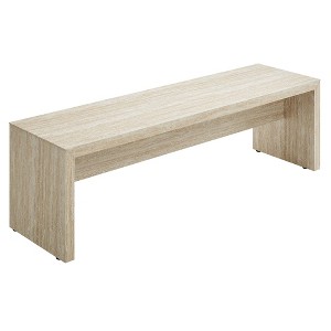 Modway Mirella 53.5 in. Faux Travertine Bench - 1 of 4