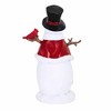 Roman 8.75 In Berry Snowman Christmas Figurine , Christmas Decor Snowman Gift Cardinal (1PC) - 3 of 4