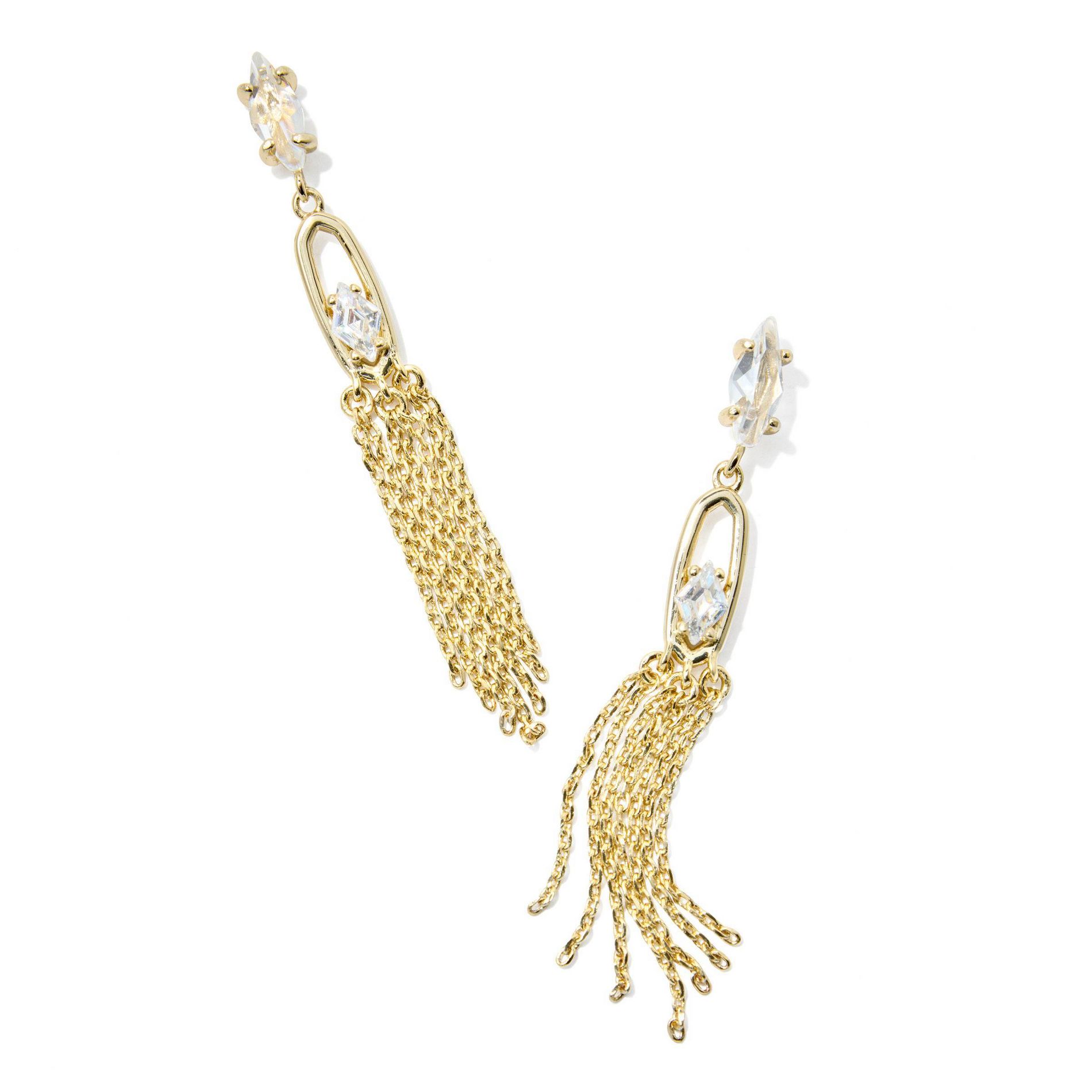 Kendra Scott Meridith Statement Earrings - Gold