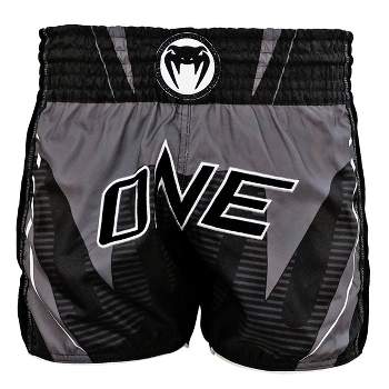 Venum One FC 3.0 Muay Thai Shorts - Black/White