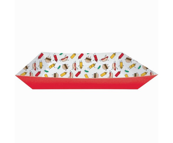 2ct Paper Food Print Tray