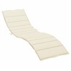 vidaXL Sun Lounger Cushion Cream 78.7 in.x19.7 in.x1.2 in. Oxford Fabric - 2 of 4