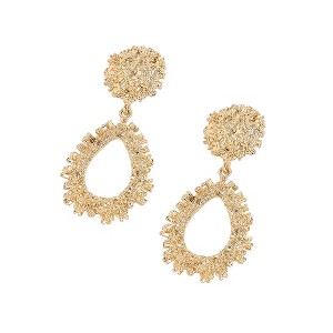 SOHI Women's Corroded Drop Earrings - 1 of 3