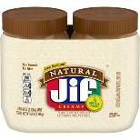 Jif Peanut Butter Twin Pack Natural Creamy - 80oz