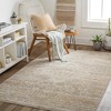 Mark & Day Jay 2'6"x8' Runner Woven Indoor Area Rugs Beige: Stain-Resistant, Pet Friendly, Polyester, Medallion Pattern - 2 of 4
