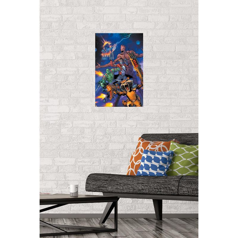 Trends International Marvel Comics Guardians of the Galaxy - Group Screaming Unframed Wall Poster Prints, 2 of 7