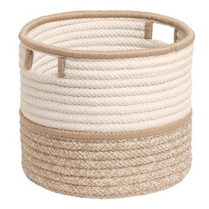 Colonial Mills Jaydon Basket - Sand 16"x16"x20" 100% Polypropylene Round - 1 of 3