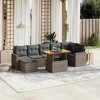 vidaXL Garden Sofa Set Grey - 2 of 4