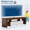63" Modern LED TV Stand for 70" TVs, Entertainment Center with RGB Lighting, Adjustable Glass Shelves & Storage Drawers - 2 of 4