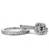Pompeii3 3/4ct Princess Cut Diamond Engagement Ring Setting 14K - 2 of 4