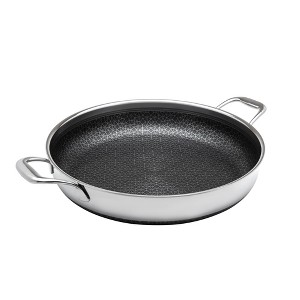 Livwell Brands Diamond Clad 14" Hybrid Nonstick Stainless Steel Everything Pan: Tri Ply, Oven & Dishwasher Safe, 6.65 Qt - 1 of 4