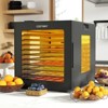 Costway 10 Stainless Steel Trays Dryer with 10 Presets 48H Timer Accessories Included - 2 of 4