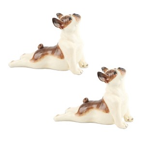 Yoga Dog Statue (Set of 2) - 1 of 4
