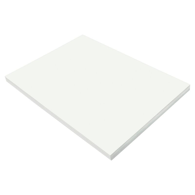 Prang Medium Weight Construction Paper, 18 x 24 Inches, White, 100 Sheets, 1 of 7