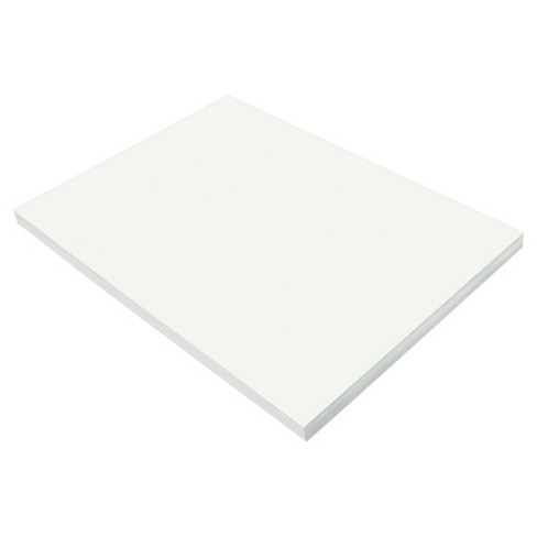 Prang Medium Weight Construction Paper, 18 X 24 Inches, White, 100 Sheets :  Target