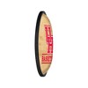 College Basketball Hardwood Design Oval Slimline Lighted Wall Sign - 3 of 4