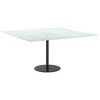 vidaXL Table Top, White 31.5"x31.5" 0.2" Tempered Glass with Marble Design - 4 of 4