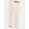 Women's High Waisted Wide Leg Pants - LSCN by LASCANA - 4 of 4