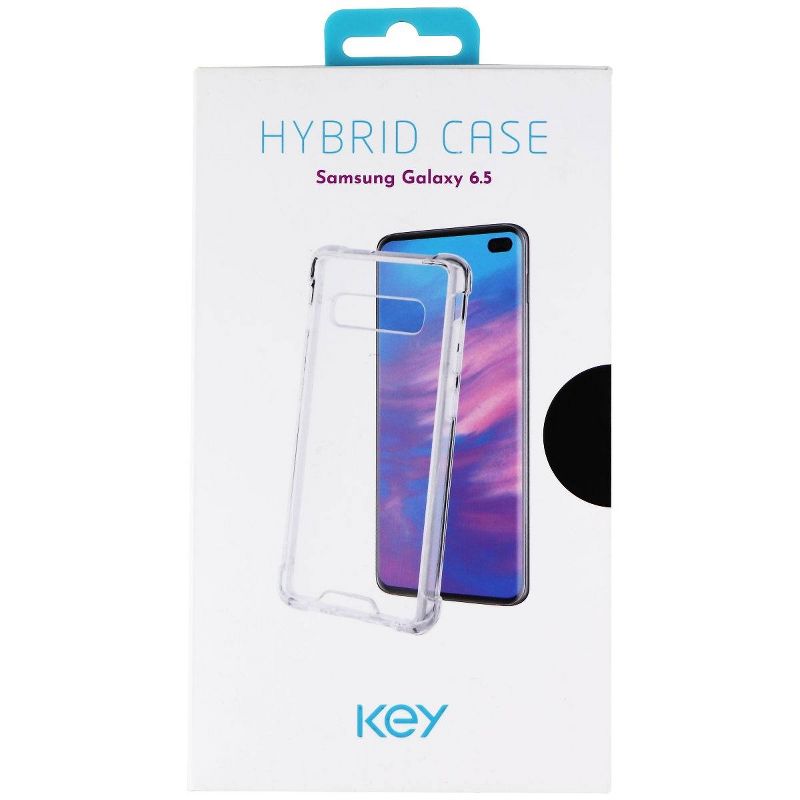 Key Hybrid Case for Samsung Galaxy S10 Plus - Clear, 1 of 2