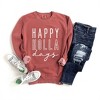 Simply Sage Market Women's  Garment Dyed Graphic Sweatshirt Happy Holla Days - 3 of 4