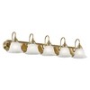 Livex Lighting Belmont 5 - Light Vanity in  Antique Brass - 4 of 4