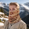 Unique Bargains Sunscreen Camouflage Pattern Face Scarf Mask Brown Yellow 1 Pc - 2 of 4