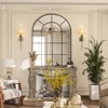 BEAUTYPEAK Black Frame Window Pane Wall Mirror Bathroom Mirror 24 "x36" - 4 of 4