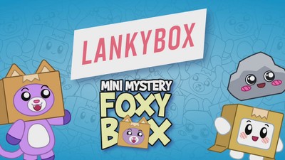  LankyBox Mini Foxy Mystery Box Foxy Mystery Box with 9 Exciting  Toys to Discover Inside, Officially Licensed LankyBox Merch : Toys & Games