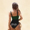 Women's Chic Color Block One-Piece Swimsuit - Cupshe - 3 of 4