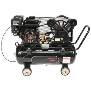 VEVOR 7HP Gas Powered Air Compressor, 13.2 Gallon Horizontal Air Compressor Tank, 9CFM@115PSI Gas Driven Piston Pump Air Compressed System - 1 of 4