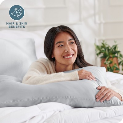 Standard Silver Mulberry Silk Hypoallergenic Pillowcase