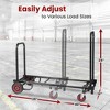 Pyle Portable Utility Cart - Adjustable 8-in-1 Folding Multi-Cart, Hand Truck/Dolly/Platform Cart (PKEQ38) - Black - 2 of 4