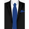Jacob Alexander Men's Solid Color Neck Tie - 3 of 4