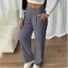 Wikineon Women's High-Waist Wide Leg Pants C Business Casual Trousers with Functional Pockets for Polished Comfort & Versatile Styling,beige, XXL Size - 3 of 4