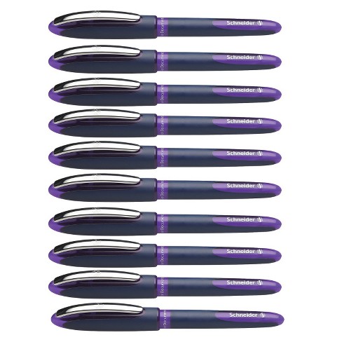 Schneider One Business Rollerball Pens, 0.6mm, Violet, Pack of 10 - image 1 of 1