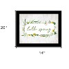 HomeRoots Hello Spring Black Framed Print Wall Art - 3 of 3