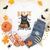 Black Cat Social Club Pumpkin - Youth Short Sleeve Graphic T-Shirt and Toddler Short Sleeve Graphic T-Shirt - 2 of 4