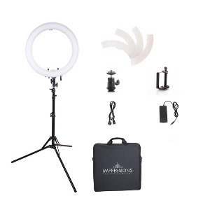Impressions Vanity 18'' Bi-Color LED Studio Ring Light - 1 of 4
