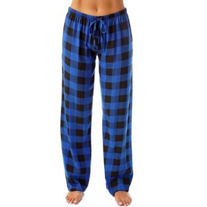 Just Love Womens Buffalo Plaid Knit Jersey Pajama Pants Buffalo Check - 1 of 3