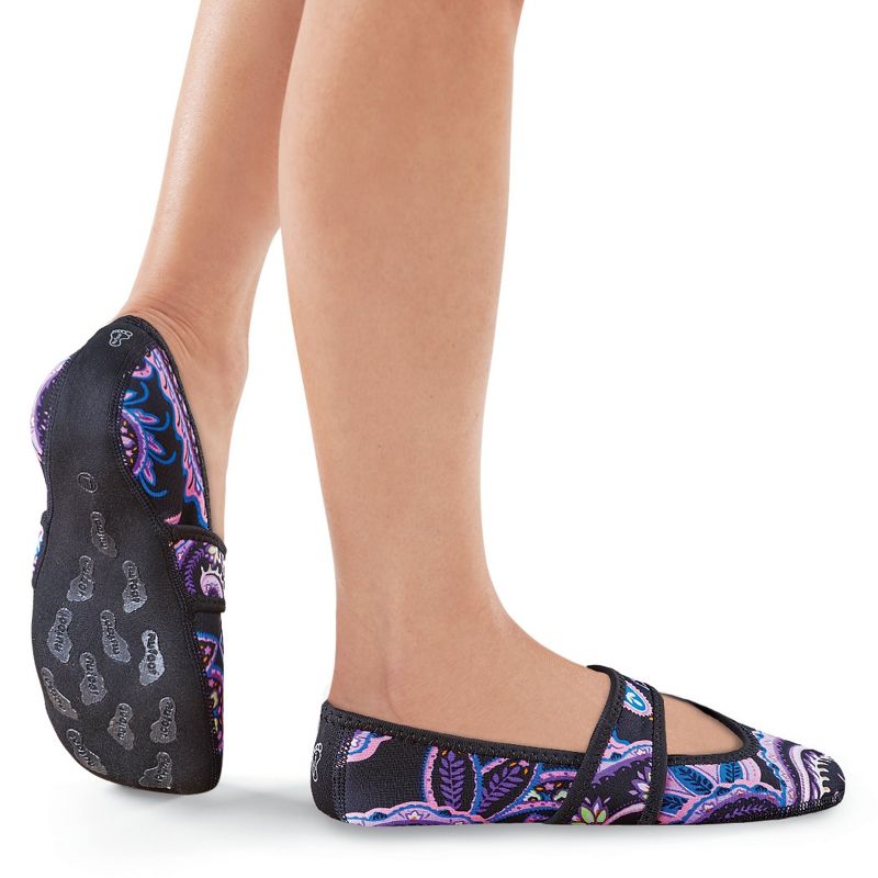Collections Etc Nufoot Betsy Lou Slip On Shoes, 2 of 4