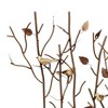 Minuteman International 26 x 5 x 26 Inch Decorative Powder Coated Iron Rustic Birds Summer Freestanding Fireplace Screen, Bronze and Gold - 2 of 4