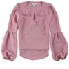 bar III Womens Blouson Sleeve Knit Blouse - 3 of 4